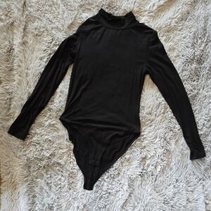 Black Long Sleeve Bodysuit Size M